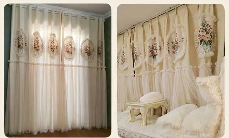 Luxusverdunklungsvorhänge aus Polyester, Farbe: vorhang, Grösse: W150cmxH250cm, Verarbeitung: Ösen oben