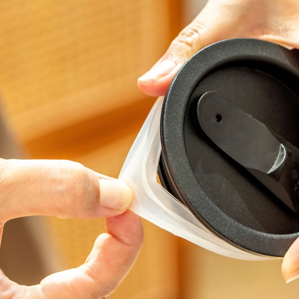 Mädchen Keramikbecher – 500ml, mit Deckel