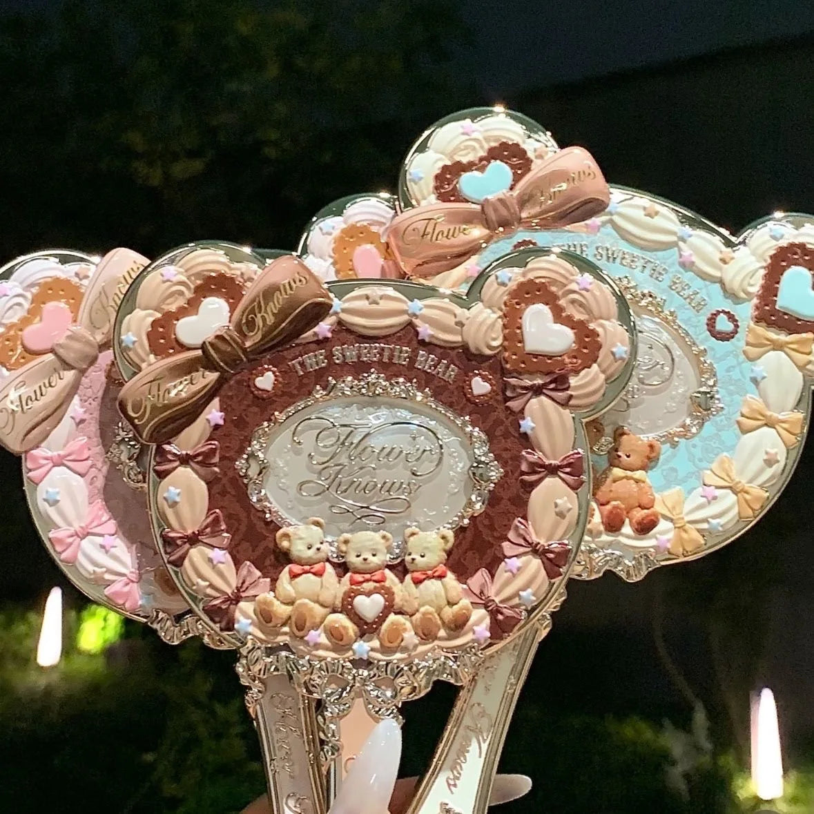 Makeup-Spiegel – Sweetie-Bären-Design – Vielseitig