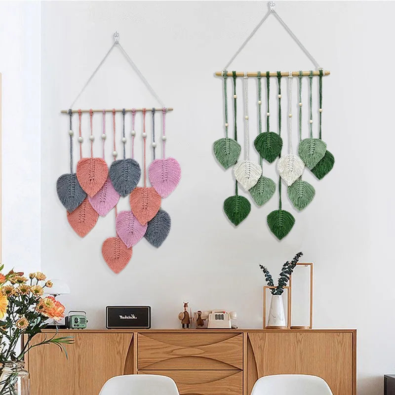 Makramee Wandbehang – Boho Textil Deko fürs Wohnzimmer