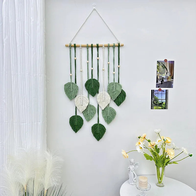 Makramee Wandbehang – Boho Textil Deko fürs Wohnzimmer