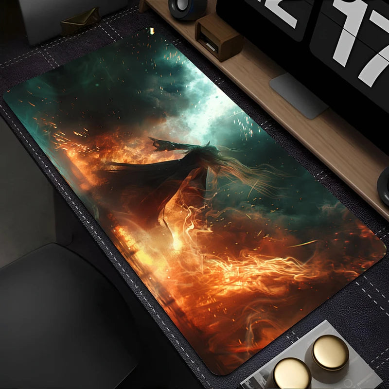 Gaming-Mauspad aus Gummi mit Cartoon-Muster, Farbe: Multicolor, Grösse: 800x400x2 mm