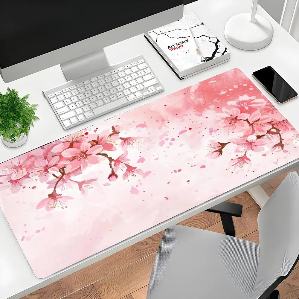 Schwarzes Gaming-Mauspad aus Gummi, rechteckig, 1000x500 mm