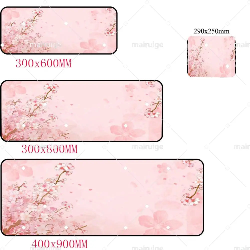 schwarzes Gaming-Mauspad aus Gummi 1000x500 mm japanisch