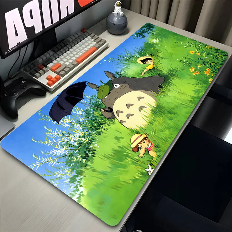 Kawaii-Mauspad aus Gummi in Pink, 800x400x2mm, wasserdicht