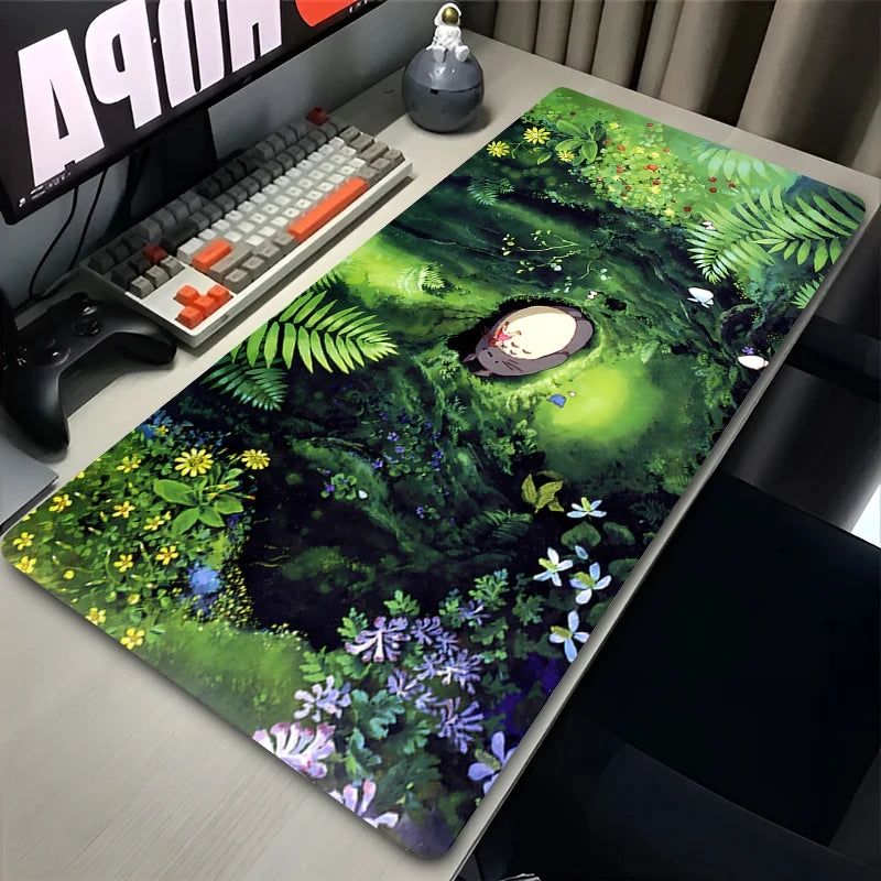 Sakura Kawaii Mauspad aus Gummi, pink, 800x400x2 mm