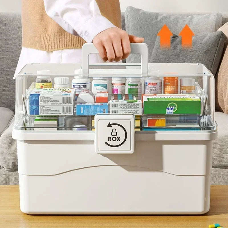 Moderne Aufbewahrungsbox, Farbe: Blau, Grösse: XL 32x18x21 cm, umweltfreundlich