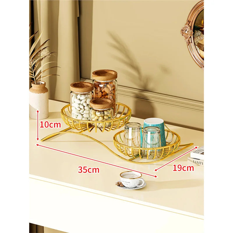 Mehrschichtiger Obstteller – Eisen-Design – Umweltfreundlich