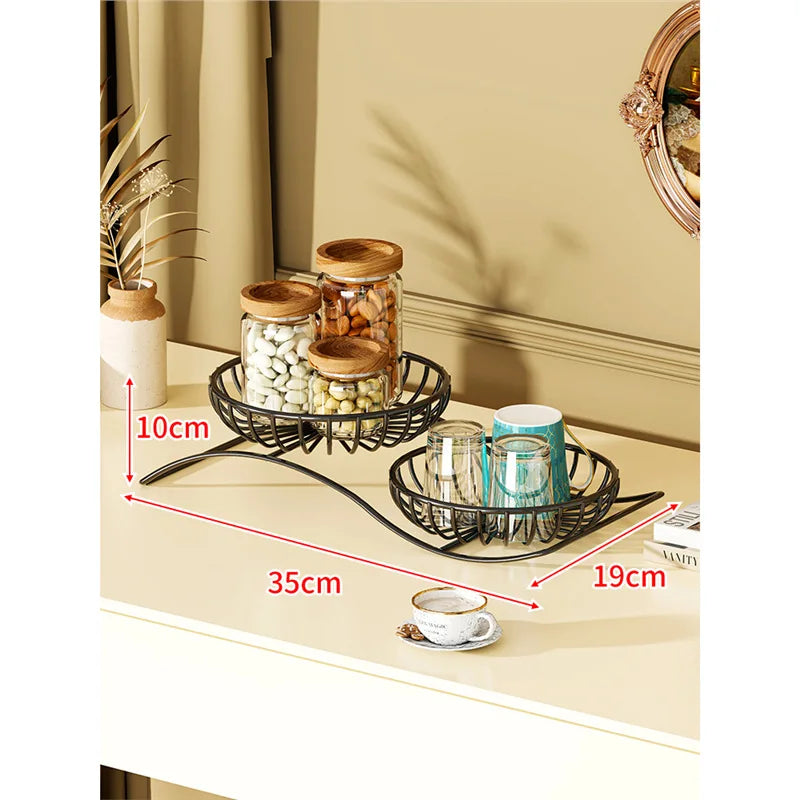 Mehrschichtiger Obstteller – Eisen-Design – Umweltfreundlich