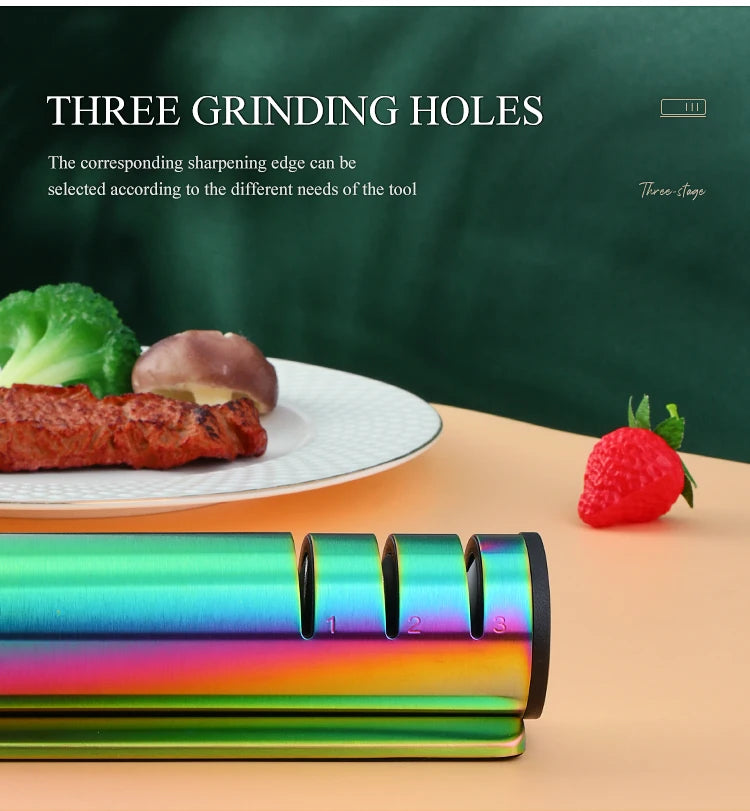 Messerschärfer – Edelstahl Design – Küchen-Essential