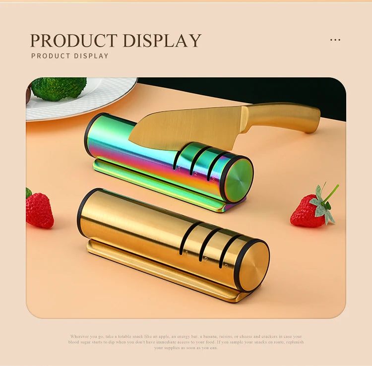 Messerschärfer – Edelstahl Design – Küchen-Essential