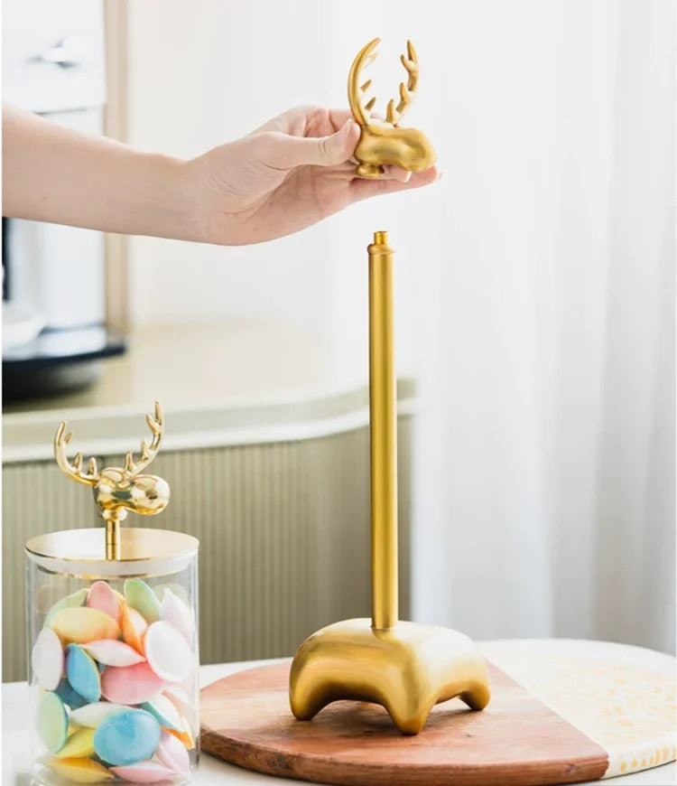 Messing-Taschentuchhalter – Modernes Metall – Esstisch/Küche