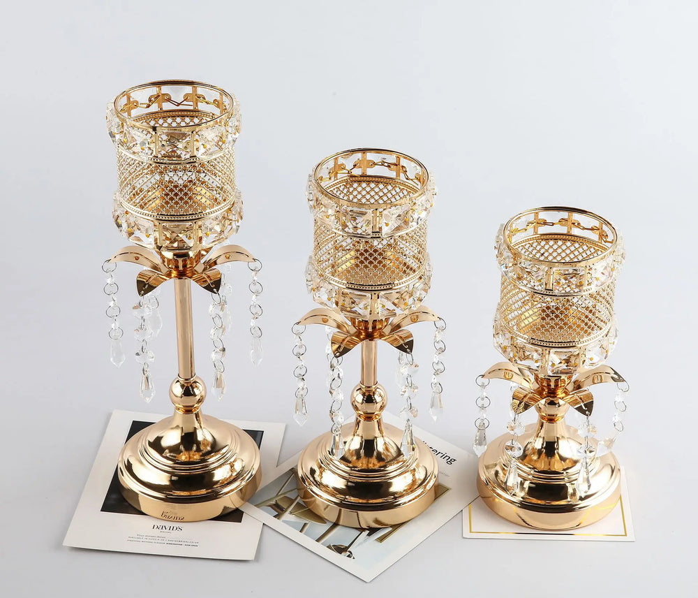 Metall-Kerzenhalter – Antik Stil – Grosse Grösse