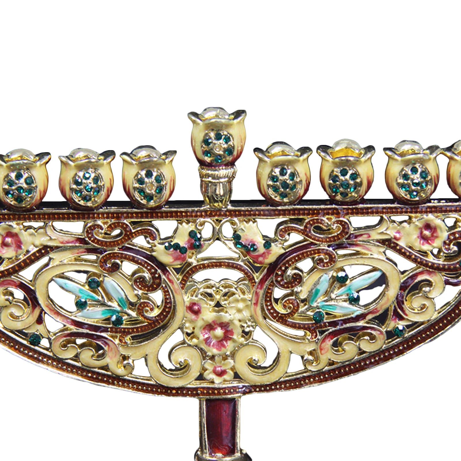Metall Menorah – Klassisches Zinklegierung Design 17*13*5.5cm