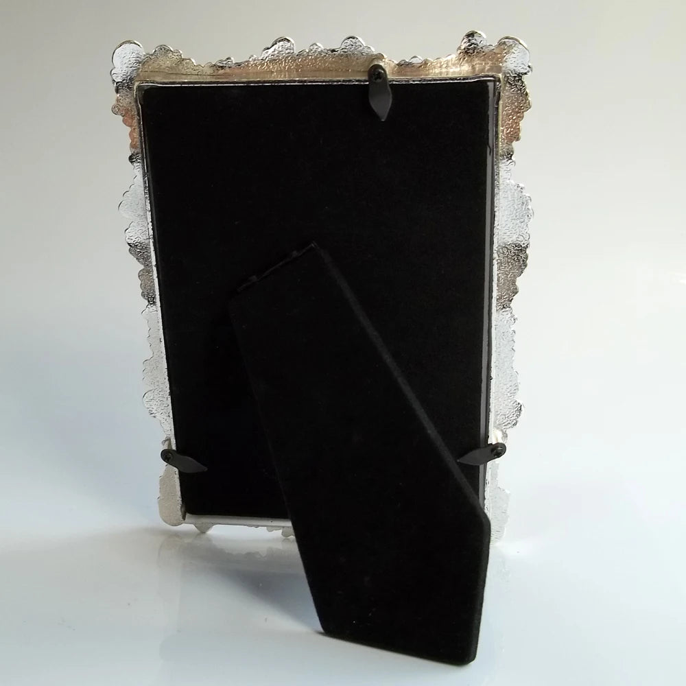 Metallbilderrahmen – Silber & Perlen – Verschiedene Grössen