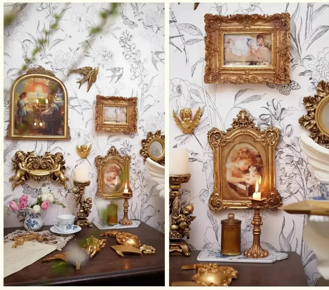 Mini Engelsfigur – Vintage Harz Deko