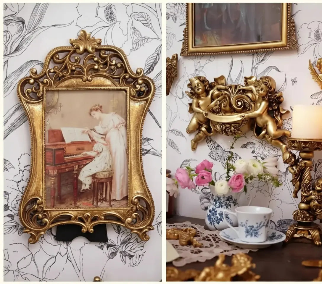 Mini Engelsfigur – Vintage Harz Deko