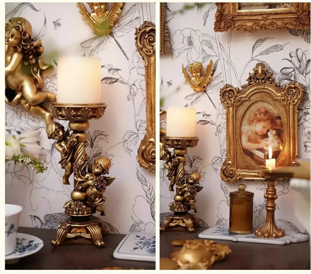 Mini Engelsfigur – Vintage Harz Deko