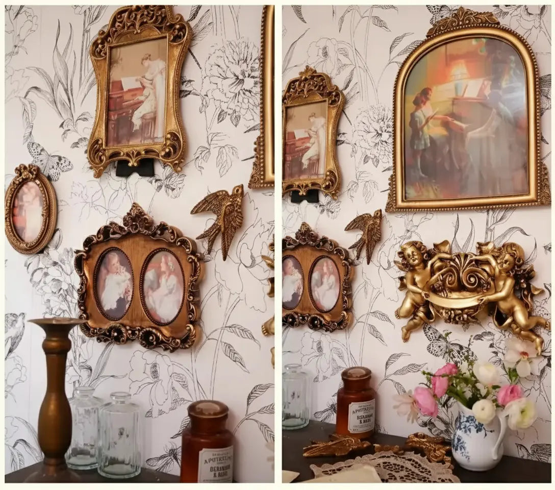 Mini Engelsfigur – Vintage Harz Deko