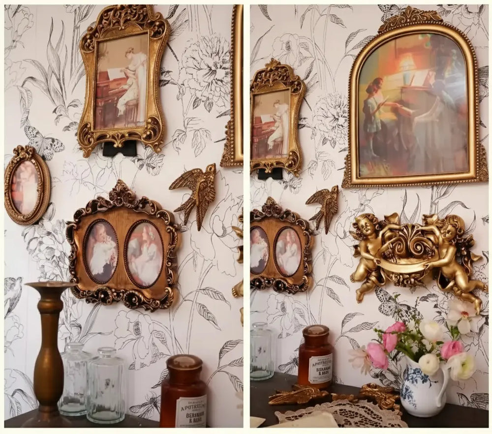 Mini Engelsfigur – Vintage Harz Deko