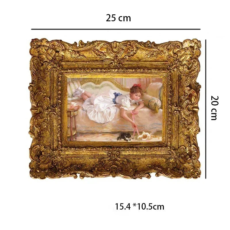 Mini Engelsfigur – Vintage Harz Deko