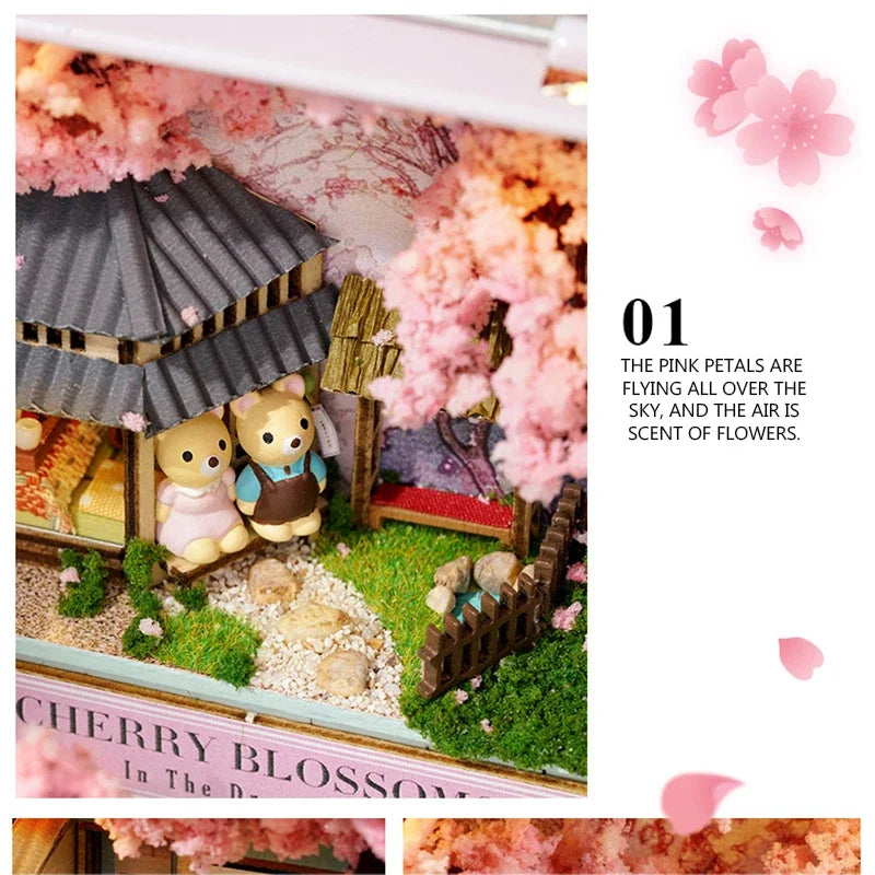 Mini-Puppenhaus – Holz 3D Puzzle – Schlafzimmerdeko