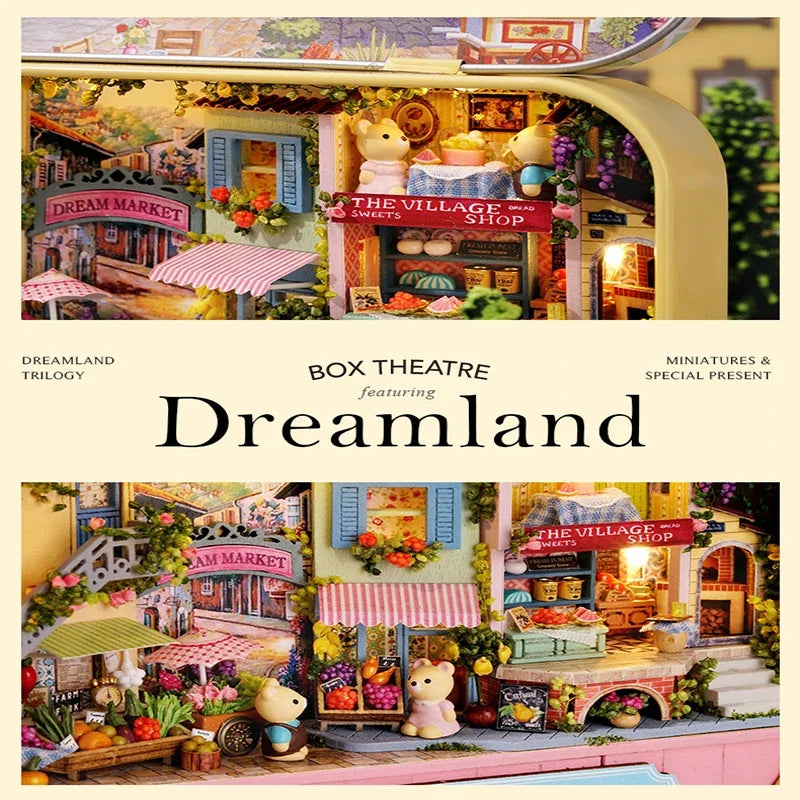 Mini-Puppenhaus – Holz 3D Puzzle – Schlafzimmerdeko