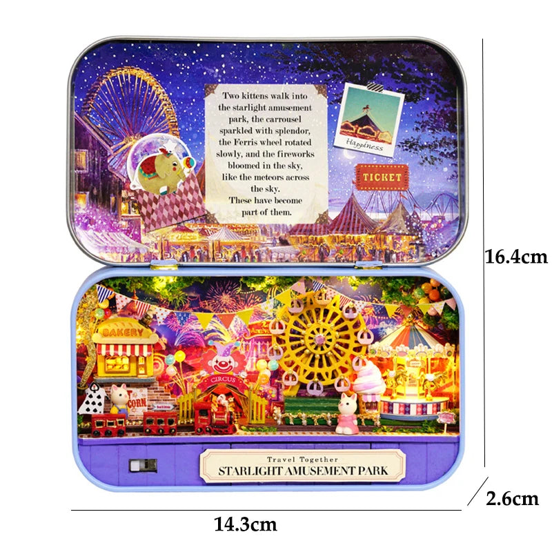 Mini-Puppenhaus – Holz 3D Puzzle – Schlafzimmerdeko