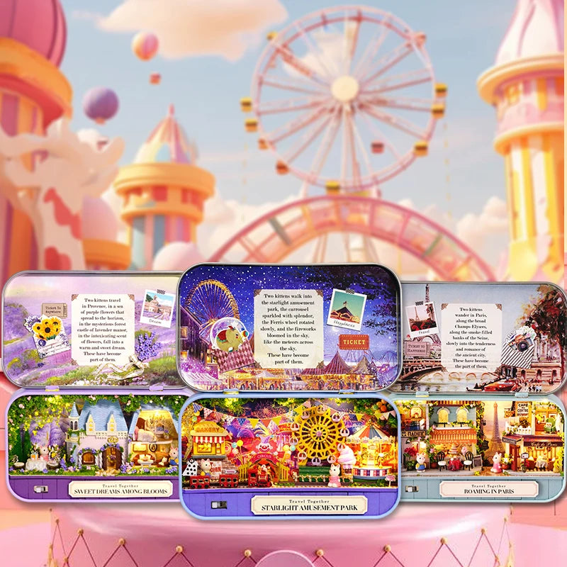 Mini-Puppenhaus – Holz 3D Puzzle – Schlafzimmerdeko