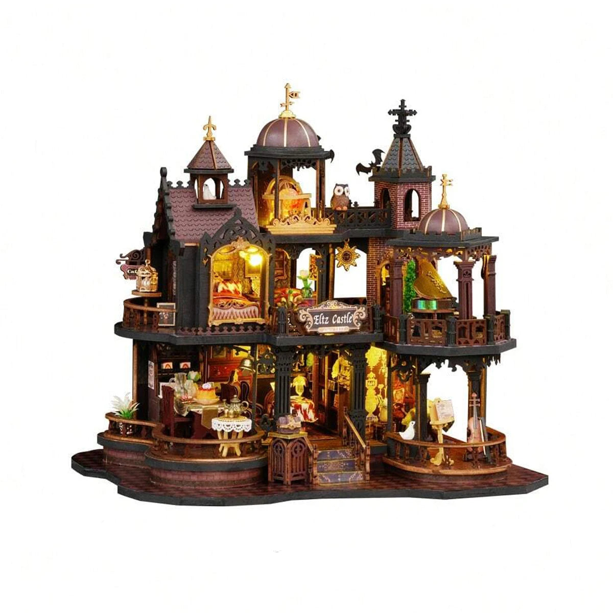 Mini-Puppenhaus Set – Holz – DIY Bausatz für Teens