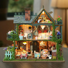 Miniatur Puppenhaus Bausatz – Handgemacht Holz Design