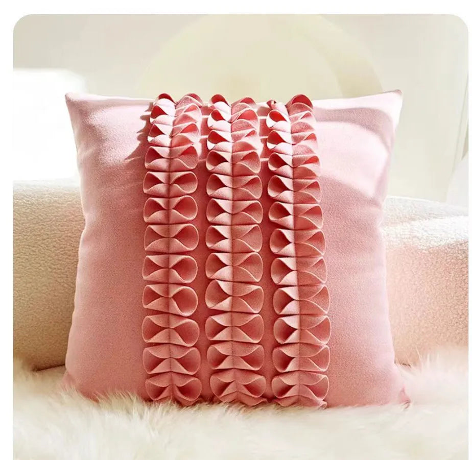 Mittelalterliche Bestickte Samtkissen - Retro Charme 30x50cm