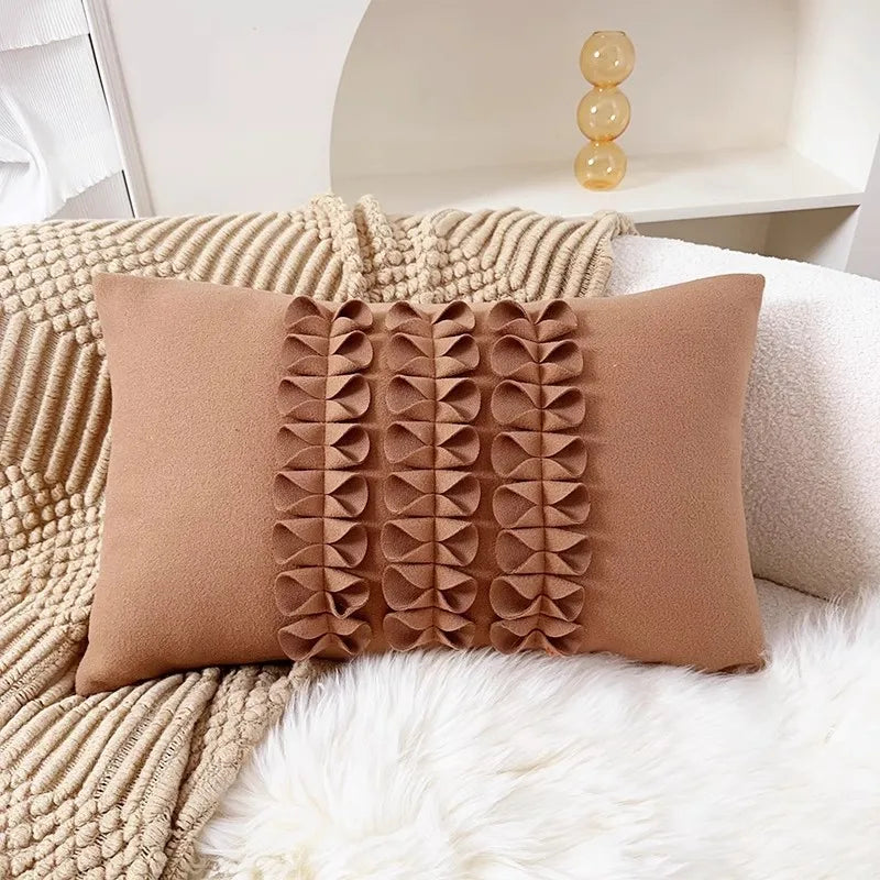 Mittelalterliche Bestickte Samtkissen - Retro Charme 30x50cm