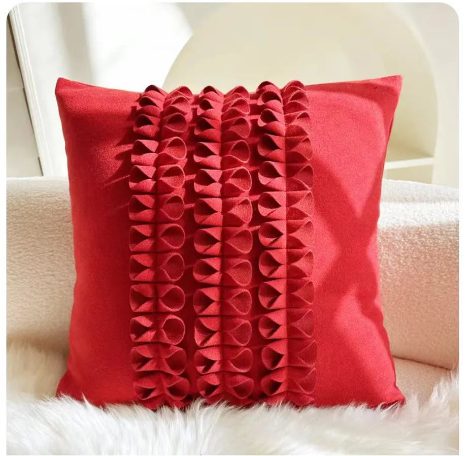 Mittelalterliche Bestickte Samtkissen - Retro Charme 30x50cm