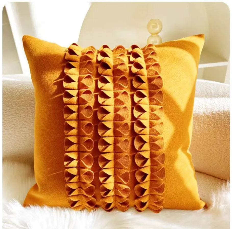 Mittelalterliche Bestickte Samtkissen - Retro Charme 30x50cm