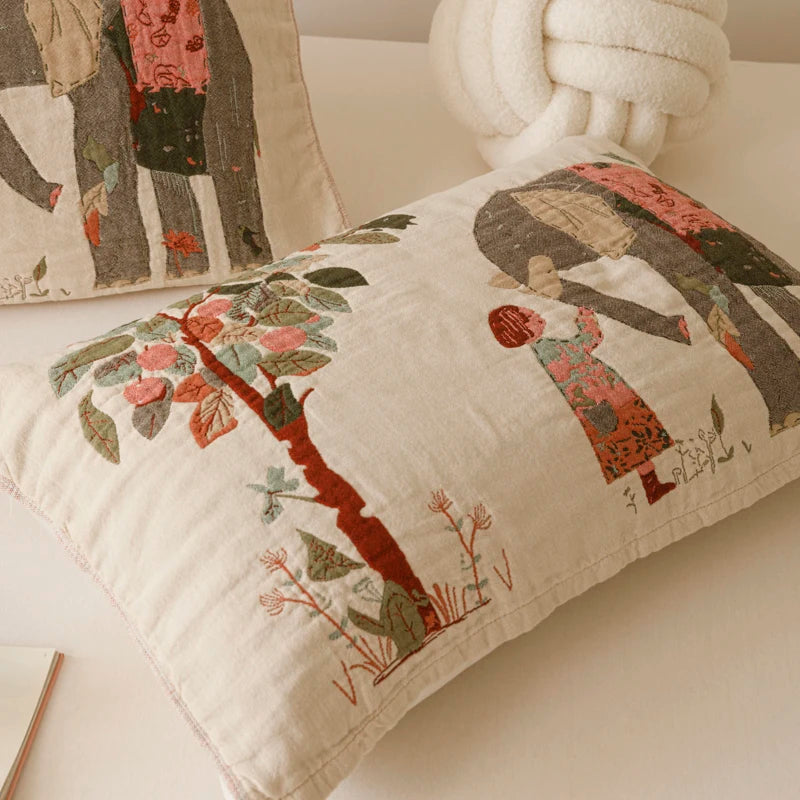 Mode-Kissenbezug – Jacquard Polyester, 52x75cm