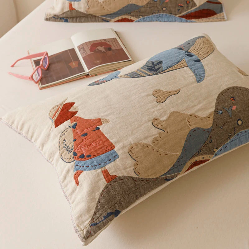 Mode-Kissenbezug – Jacquard Polyester, 52x75cm