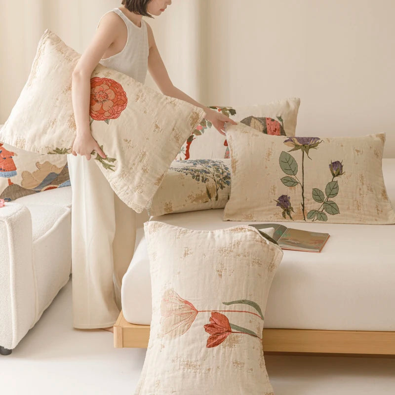 Mode-Kissenbezug – Jacquard Polyester, 52x75cm