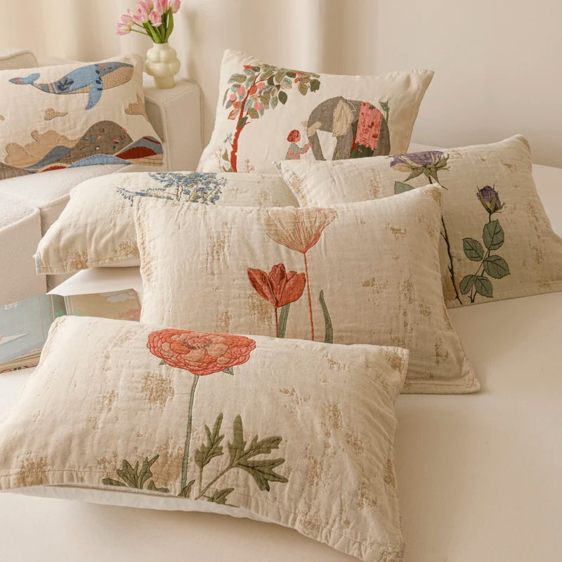 Mode-Kissenbezug – Jacquard Polyester, 52x75cm