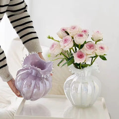 Moderne Glasvase – Handgefertigt – 18x24 cm