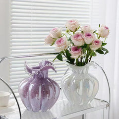 Moderne Glasvase – Handgefertigt – 18x24 cm