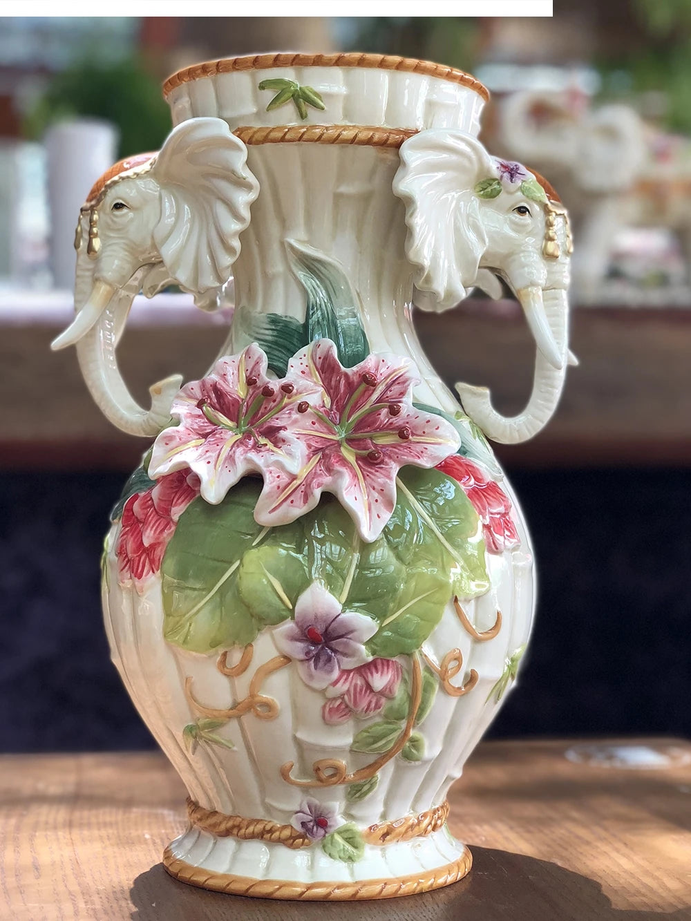 Moderne Keramikvase – 3D Design für Tischdeko