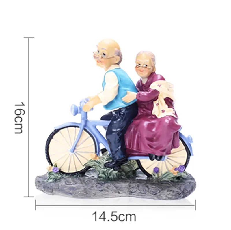 Moderne Resin-Statue – Grosseltern Edition