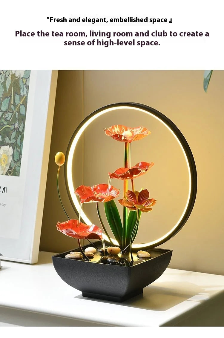 Moderner Brunnen – Minimalistisches Design – 10cm Tisch