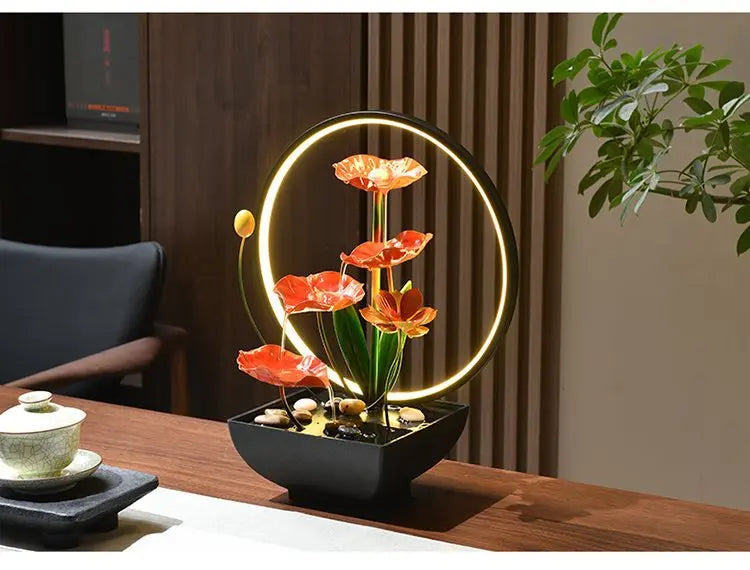 Moderner Brunnen – Minimalistisches Design – 10cm Tisch