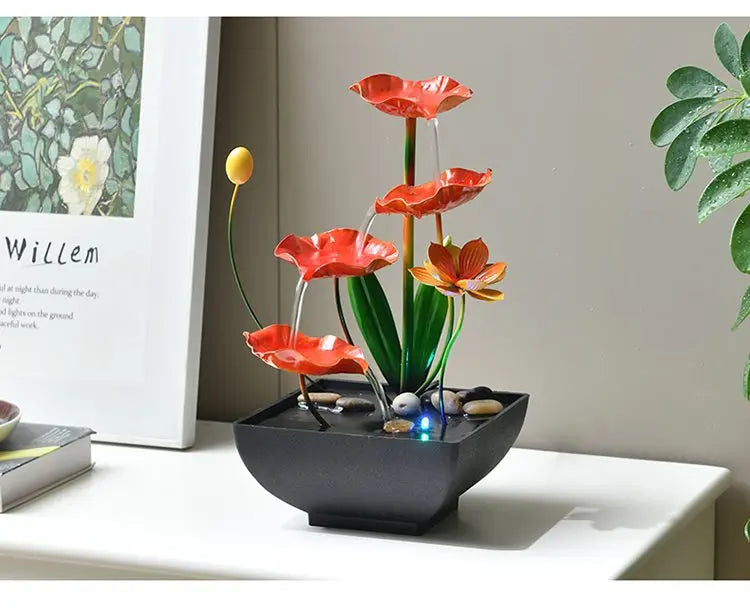 Moderner Brunnen – Minimalistisches Design – 10cm Tisch