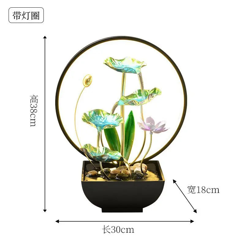 Moderner Brunnen – Minimalistisches Design – 10cm Tisch