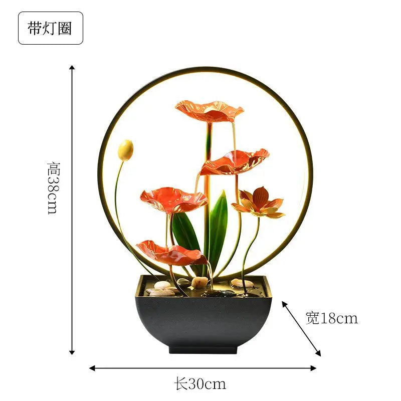 Moderner Brunnen – Minimalistisches Design – 10cm Tisch