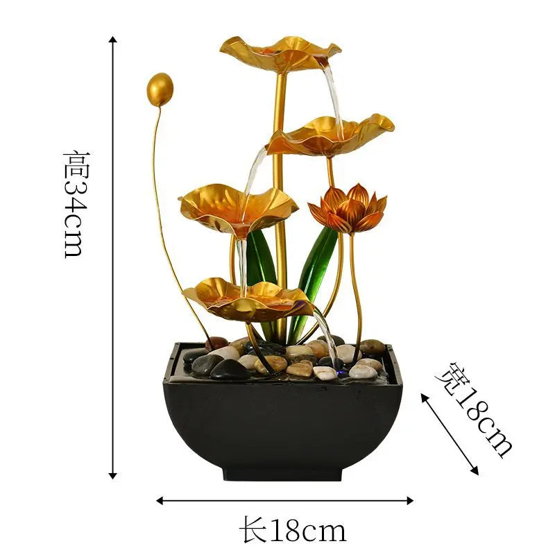 Moderner Brunnen – Minimalistisches Design – 10cm Tisch