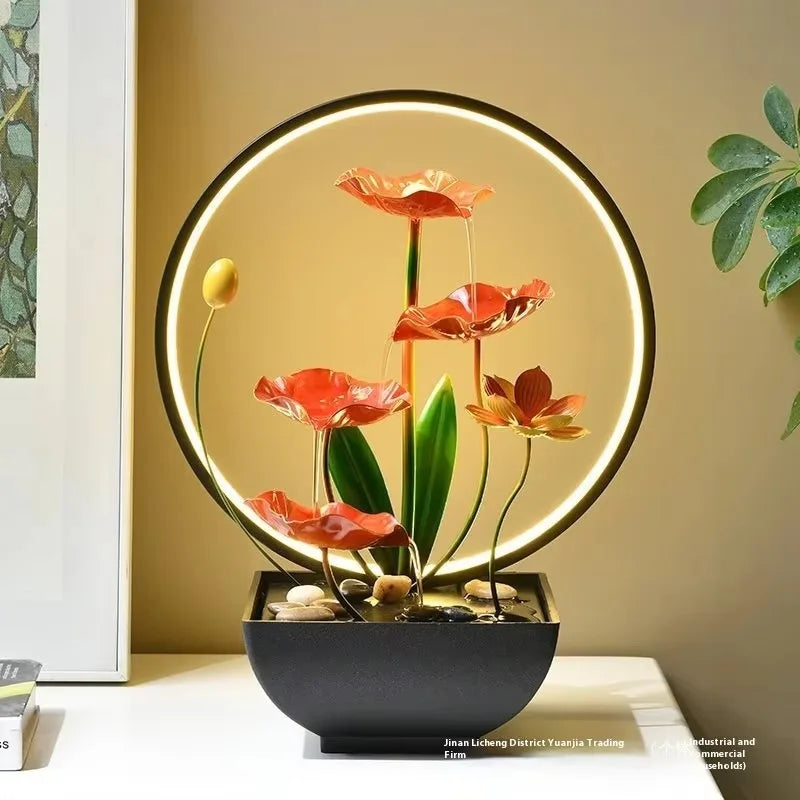 Moderner Brunnen – Minimalistisches Design – 10cm Tisch